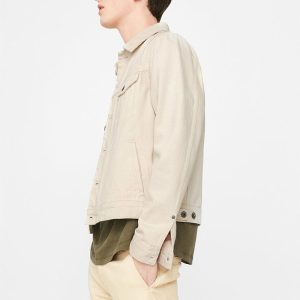 Slim stretch cotton shirt