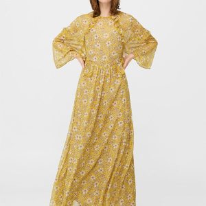 Bow polka-dot blouse