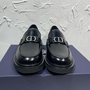Dior Oblique All-Black Monogram Derbies