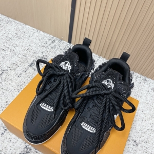 LV Trainer sneakers, black/white colorway
