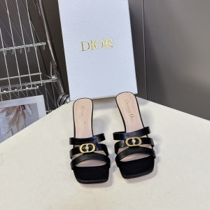 Dior's latest Spring/Summer 2026 runway chunky heel fashion shoes