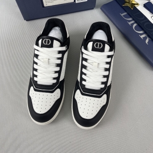 Dior Jacquard Embroidery Collection Top-of-the-Line High and Low-Top Casual Sneakers