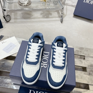 Dior Top-Tier Jacquard Embroidery Collection High & Low-Top Casual Sneakers