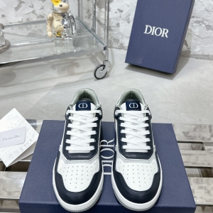 Dior Jacquard Embroidery Collection Top-of-the-Line High and Low-Top Casual Sneakers
