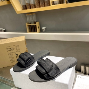 Dior Oblique Monogram Webbing Slides
