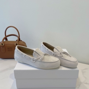 Dior Suede Tassel Loafers