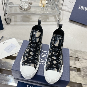 Dior B23 Oblique Camouflage High-Top Sneakers