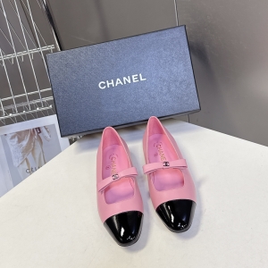 CHANEL 25B Spring/Summer Newest Bow Mary Jane Shoes
