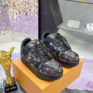 Louis Vuitton x Takashi Murakami collaboration LV Trainer sneakers