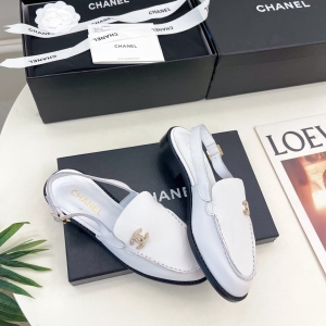 Chanel | Chanel 25K  Chanel British Style Loafers with Double C Rhinestone Buckle Sandals