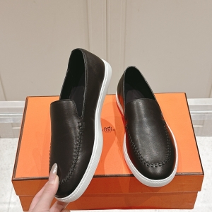 Hermes classic couple's casual sneakers