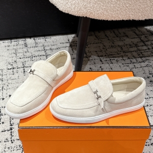 Hermes 25 Classic H Loafers for Couples