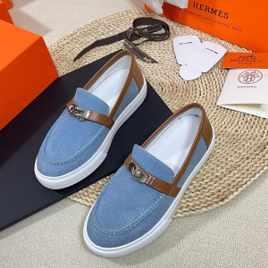 Hermès Kelly buckle casual loafers