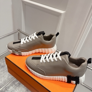 Hermes classic couple casual sneakers