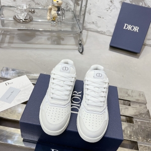 Dior Jacquard Embroidery Collection Top-of-the-Line High and Low-Top Casual Sneakers