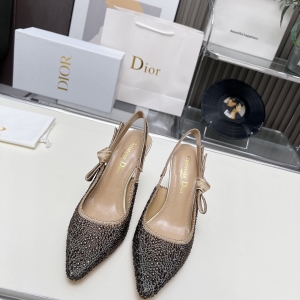 Dior Addict Gradient Strass Slingback Pumps