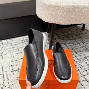 Hermès shoes include the Julian loafer.