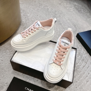 CHANEL 24K Panda Color-Blocked Casual Shoes