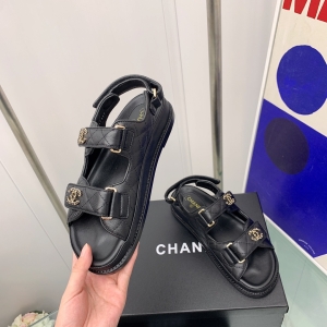 Chanel 2023 New Velcro Beach Shoes