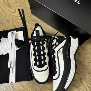 Ch@nel Classic Color-Blocked Sneakers