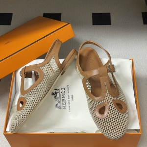 26s Spring/Summer New Arrival: Kim Slingback Mary Jane Shoes, Openwork Mesh Flats