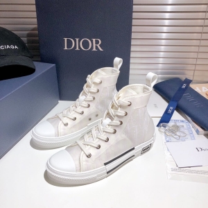 Dior B23 Oblique Transparent High-Top Sneakers