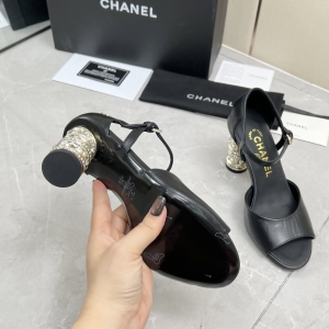 CHANEL 25SS New Collection Rhinestone High-Heeled Sandals