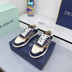 Dior Top-Tier Jacquard Embroidery Collection High & Low-Top Casual Sneakers