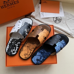 Hermes H Men's Slippers