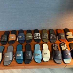 Hermès Kelly Classic Buckle Sandals - Men's Sandals/Beach Shoes